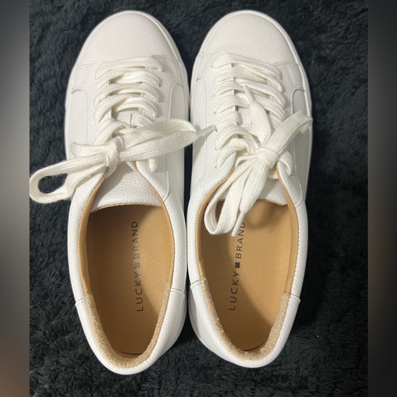 ✨ Brand New Lucky Brand Women's White Sneakers Size 9M - With Box - Picture 9 of 12